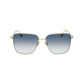 Victoria Beckham Gold Metal Sunglasses