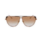 Victoria Beckham Brown Metal Sunglasses