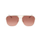 Victoria Beckham Gold Metal Sunglasses
