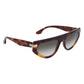 Victoria Beckham Brown Acetate Sunglasses