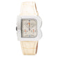 Laura Biagiotti Beige Leather Dress Watch