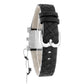 Laura Biagiotti Black Leather Dress Watch