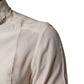 Dolce & Gabbana Off White Silk Men GOLD Dress Formal Shirt