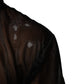 Dolce & Gabbana Black Sheer Long Sleeves Turtleneck Top