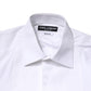 Dolce & Gabbana White Cotton GOLD Collared Dress Bib Formal Shirt