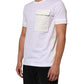 Dolce & Gabbana White Cotton Pocket Short Sleeves T-shirt