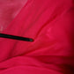 Dolce & Gabbana Pink Silk Embellished A-line Midi Dress
