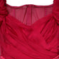 Dolce & Gabbana Pink Silk Embellished A-line Midi Dress
