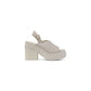 Converse Beige Suede Leather High Heel Pumps