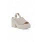 Converse Beige Suede Leather High Heel Pumps