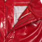 Dolce & Gabbana Shiny Red High Waist Skinny Trouser Pants