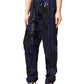 Christian Pellizzari Blue Sequined Tapered Trouser Pants