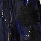 Christian Pellizzari Blue Sequined Tapered Trouser Pants