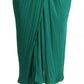 Dolce & Gabbana Dark Green High Waist Midi Skirt Pencil Cut Pleated