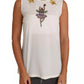 Dolce & Gabbana White Embellished Crystal Sequin Fairy  Top