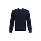Brunello Cucinelli Blue Cotton Sweatshirt
