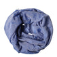 Dolce & Gabbana Blue Lace Stole Cotton Neck Wrap Shawl Scarf