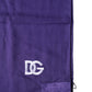 Dolce & Gabbana Purple Lace Stole Cotton Wrap Shawl Scarf