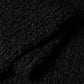 Dolce & Gabbana Black Wool Fringes Neck Wrap Foulard Scarf
