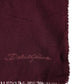 Dolce & Gabbana Maroon Cashmere Fringes Neck Wrap Shawl Scarf