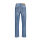 Brunello Cucinelli Blue Cotton Straight-Leg Jeans