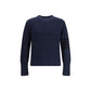 Thom Browne Blue Cotton Sweatshirt