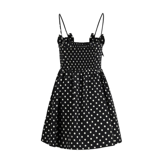 Ganni Black Recycled Polyester Casual Dress
