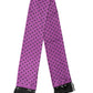 Dolce & Gabbana Violet Polka Dot Fringes Neck Foulard Scarf