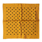 Dolce & Gabbana Orange Polka Dot Square Handkerchief Scarf