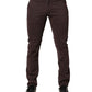 Daniele Alessandrini Brown Cotton Mid Waist Skinny Men Denim  Jeans