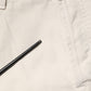 President's White Cotton Straight Mid Waist Denim Men Trouser Jeans