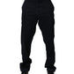Harmont & Blaine Black Mid Waist Skinny Denim Trouser Jeans