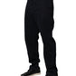 Harmont & Blaine Black Mid Waist Skinny Denim Trouser Jeans