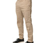Daniele Alessandrini Beige Cotton Skinny Chino Trouser Pants