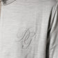 Dolce & Gabbana Light Gray Cotton Zipped Cardigan Sweater