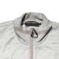 Dolce & Gabbana Light Gray Cotton Zipped Cardigan Sweater