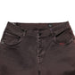 Daniele Alessandrini Brown Cotton Mid Waist Skinny Men Denim Jeans
