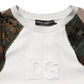 Dolce & Gabbana Multicolor Camouflage Sweatshirt Sweater