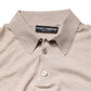 Dolce & Gabbana Beige Cashmere Collared PoloPullover  Sweater