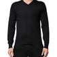 Dolce & Gabbana Black Cashmere V-Neck Men Pullover Sweater