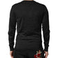 Dolce & Gabbana Black Cashmere Buttoned Men Cardigan Sweater