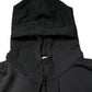 Dolce & Gabbana Black Logo Zipped Hooded Sweatshirt Sweater