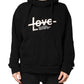 Dolce & Gabbana Black LOVE Cotton Hooded Sweatshirt Sweater