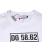 Dolce & Gabbana White Graphic Cotton Men Crew Neck T-shirt
