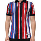 Dolce & Gabbana Multicolor Stripes Cotton Men Polo T-shirt