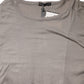 Laneus Gray Two Tone Cotton Round Neck Short Sleeves T-shirt
