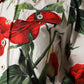 Dolce & Gabbana White Floral Print Cotton Jumpsuit Dress