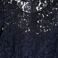Dolce & Gabbana Blue Lace Ruffle A-line Knee Length Dress