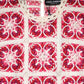 Dolce & Gabbana Multicolor Brick Stitched Crochet Mini Dress