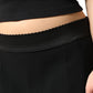 Dolce & Gabbana Black Mid Waist A-line Knee Length Skirt